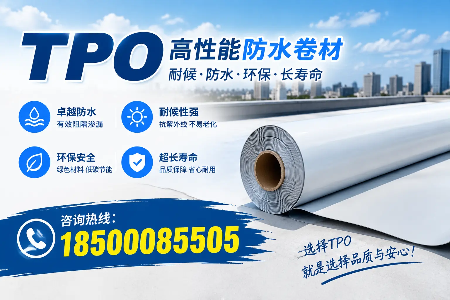 TPO与其它材料对比，蚌埠用户该如何选择？